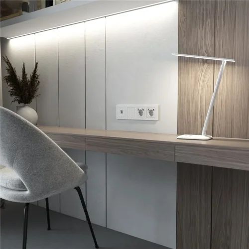 Розетка Ethernet RJ-45 (Hammer белый) W1281001 - фото 2