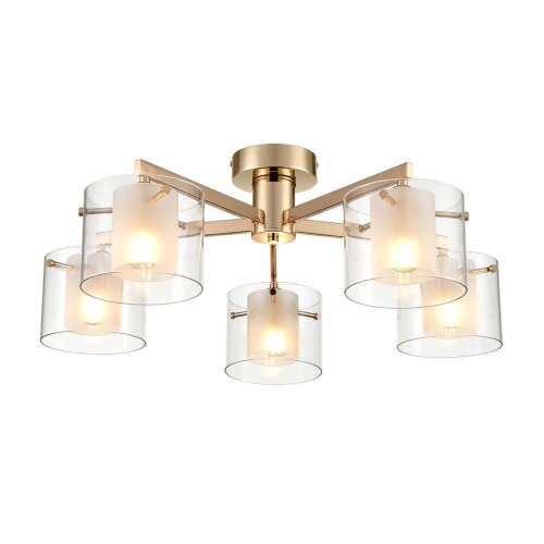 Люстра потолочная «LUMION» 6587/5C, серия: VERDI (крепление на планке). Фото 2.