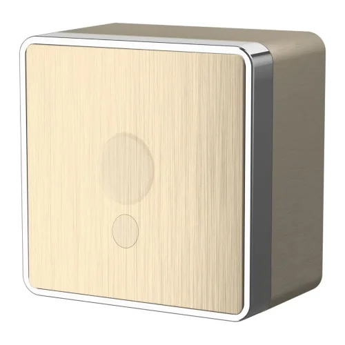 Вывод кабеля Gallant шампань рифленый W5050210 - фото