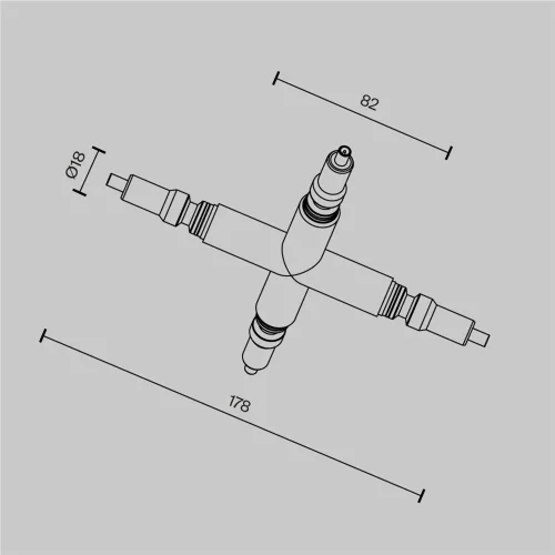 Ввод питания для для системы Axity (Черный) CA008TX-B - фото 6