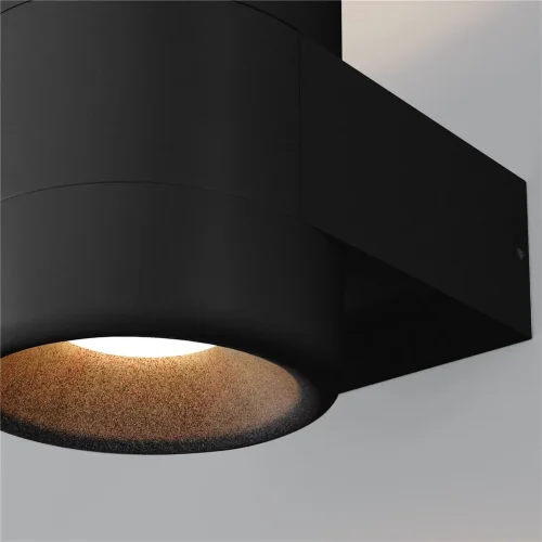 Настенный светильник (бра) Orbit 3000К 6Вт IP 54 (Черный) - фото 9