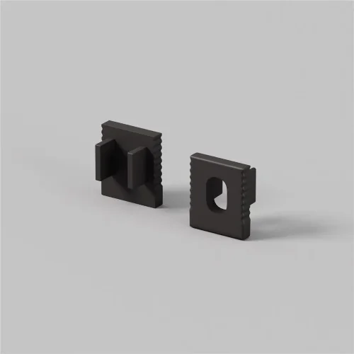 Комплект заглушек (для профиля 08×09) 10 шт., ALM-0809-B-EC 642017 (Черный) - фото 3