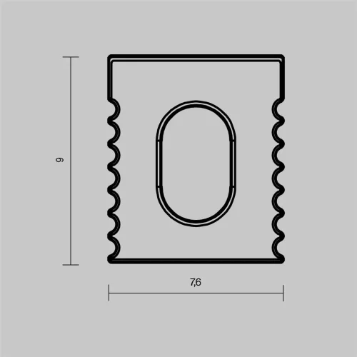 Комплект заглушек (для профиля 08×09) 10 шт., ALM-0809-B-EC 642017 (Черный) - фото 6