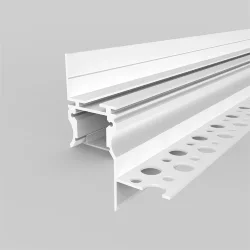 Алюминиевый профиль встраиваемый в гипсокартон 185 (2000x50x40 мм с рассеивателем)