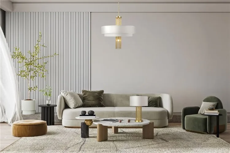 Подвесной светильник Impressive E14х5 (Золото) - фото 10