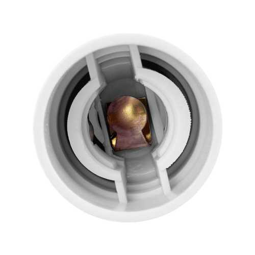 Патрон-переходник WOLTA WLA-003 E27-E14 термопластик, белый - фото 3.