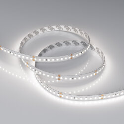 Светодиодная лента RT-А144-10mm 24V White6000 (7.7 W/m, IP20, 2835, 5m) (Arlight, высок.эфф.200 лм/Вт) 038783