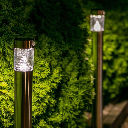 USL-F-168-MT800 SENSOR Садовый светильник на солнечной батарее, с датчиком движения, 4 светодиода, Белый свет, 1xАА Ni-Mh аккумулятор в-к, IP44, TM Uniel - фото 5