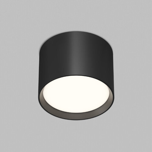 Накладной светильник PILLAR, GX53, до 15 Вт, LED, IP20, черный, алюминий.