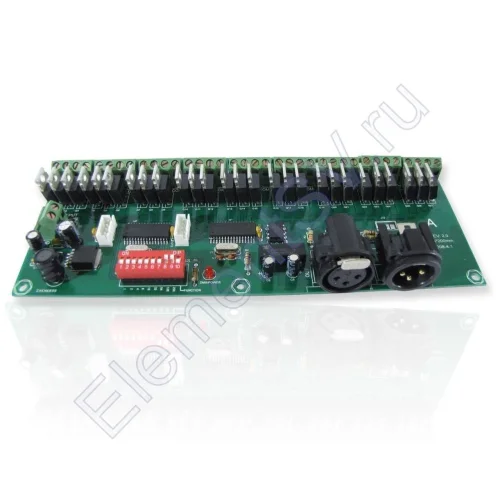 Декодер DMX512 DM6 (DC 5/12/24V, 24ch х 3A, 360W(5V), 864/1728W(12/24V)) - фото 2.