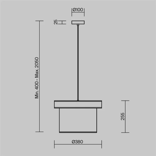 Подвесной светильник Freya FR5483PL-01B2 (Черный) - фото 7