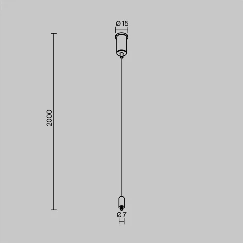 Подвес для системы Exility IP (Черный) O-TR002-PB-H2M - фото 7