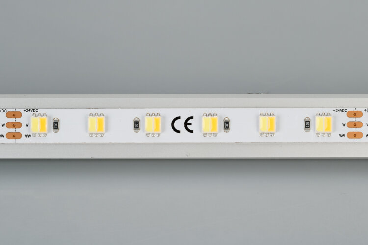 Светодиодная лента RT 6-5000 24V White-MIX-One 2x (5060, 60 LED/m, LUX) (Arlight, Изменяемая ЦТ) - фото 3
