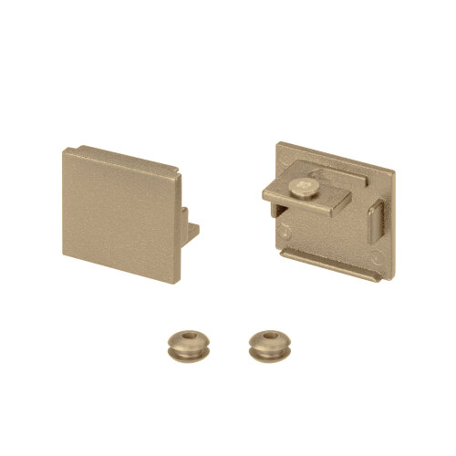 Заглушка SL-LINE-2522 CHAMPAGNE GOLD глухая (Arlight, Металл) - фото 1