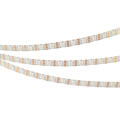 Светодиодная лента SPI-В60-10mm 5V RGB-РХ1-ВРТ (12 W/m, IP20, 5060, 5m) (Arlight, бегущий огонь) 037855 - фото 2