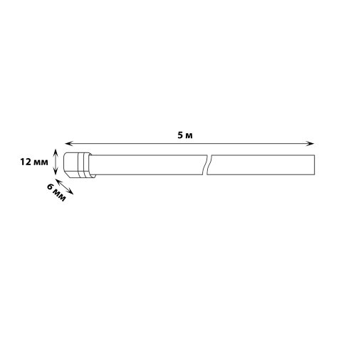 ULS-N01-2835-120LED-m-6mm-IP67-DC12V-9W-m-5M-PURPLE Гибкая светодиодная лента, NEON, Катушка 5м, в блистере, Фиолетовый свет - фото 6