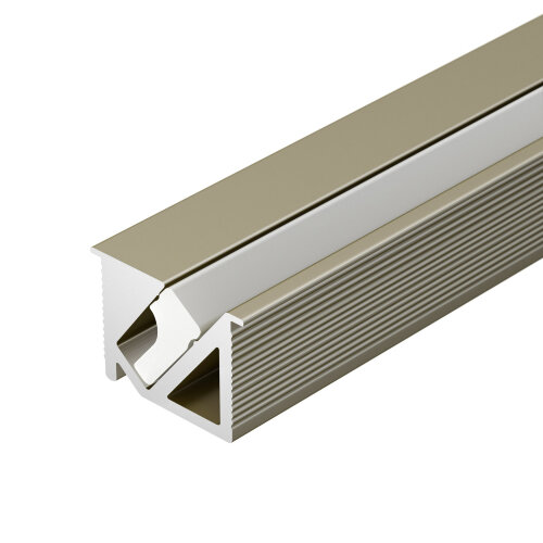 Профиль SL-BEVEL-H10-F14-2000 ANOD OLIVE GREY (Arlight, Алюминий) 038200 - фото