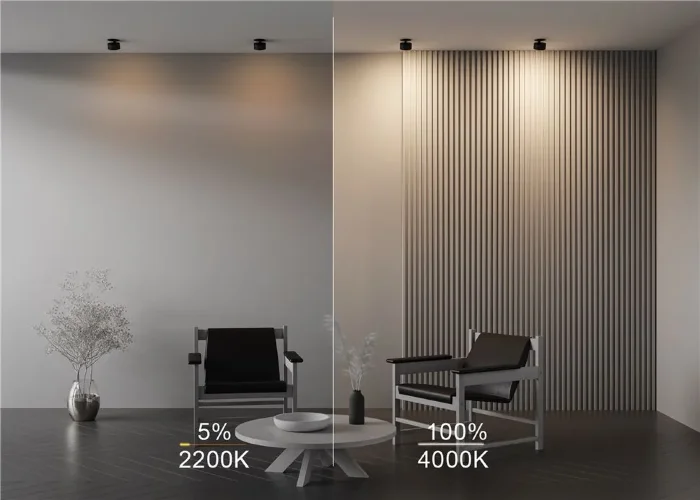 Встраиваемый светильник Onda 2200-4000K 12Вт 120° (Черный) - фото 10