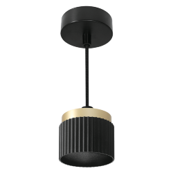 Светильник WOLTA WSL-GX53/P19BG под лампу GX53 Черный / Золотой MUSE