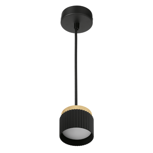 Светильник WOLTA WSL-GX53/P19BG под лампу GX53 Черный / Золотой MUSE - фото 1.