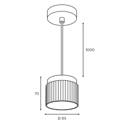 Светильник WOLTA WSL-GX53/P19BG под лампу GX53 Черный / Золотой MUSE