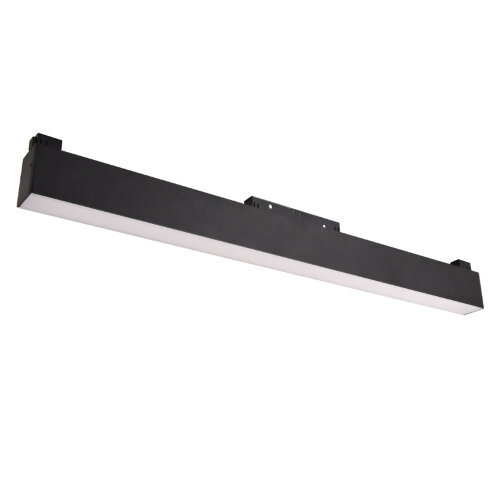 Трековый светодиодный светильник WOLTA WMLY-20W/05B 20Вт 3000К 48В IP40 Магнитный чёрный - фото 1.