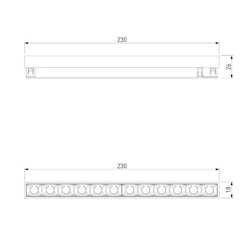 Brass Line Трековый светильник 10W 4000K латунь 85528/01 - фото 8