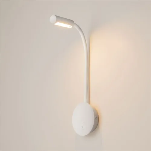 Настенный светильник (бра) Stem 3000К 3Вт IP 20 (Белый) - фото 10