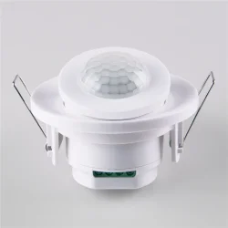 Инфракрасный датчик движения 8м 1200W 360° IP20 SNS-M-12 белый (041244)