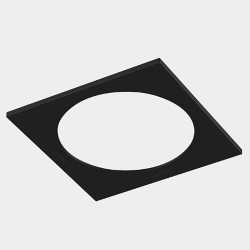 Рамка для серии COMBO 1 квадратная, черная, COMBO-1S1-BL купить в SWG - официальный производитель 004143