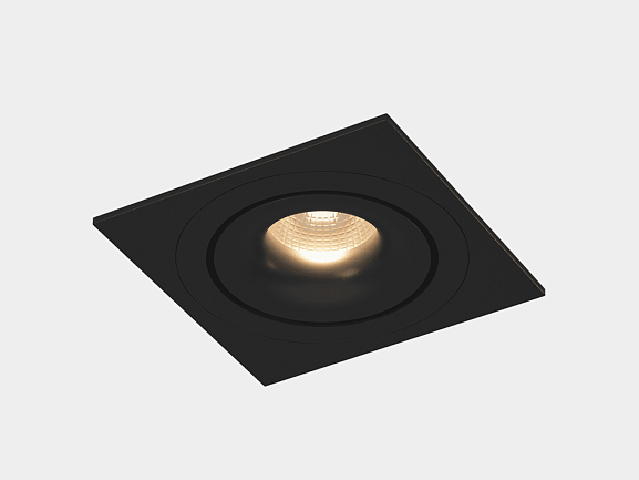 'Рамка для серии COMBO 1 квадратная, черная, COMBO-1S1-BL. Фото 2