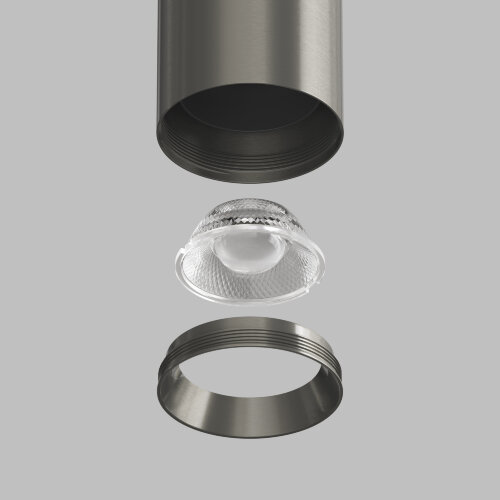 DK2615-DN Накладной светильник SHINE TUBE со светодиодом, D45*H115, IP20, 3000К, 7W, RA?90, темный никель, алюминий. Фото 7