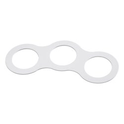 Рамка декоративная к артикулам 357585-357587, 357589, 357909-357910 «Novotech» 357917, серия: METIS