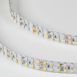 Светодиодная лента 3528, 240 LED/м, 19,2 Вт/м, 24В , IP20, Цвет: Теплый белый, SWG3240-24-19.2-WW-M 010110