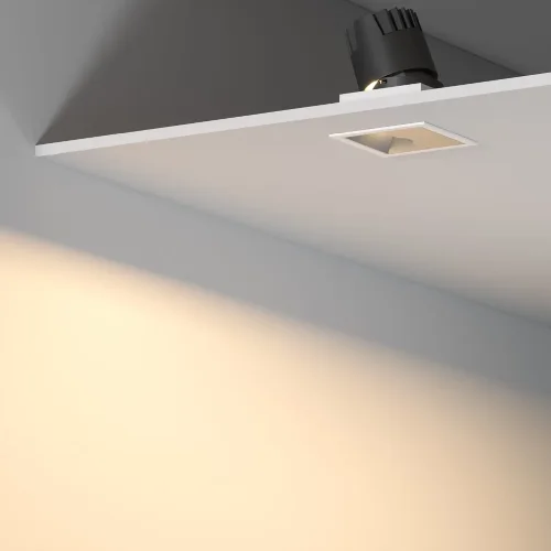 Точечный светодиодный светильник 10W 3000K белый/хром 25091/LED - фото
