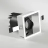 Точечный светодиодный светильник 10W 3000K белый/хром 25091/LED - фото 2