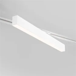 Трековый светодиодный светильник для однофазного шинопровода X-Line 20W 4200K белый матовый X-Line белый матовый 20W 4200K (LTB54) однофазный (052444)