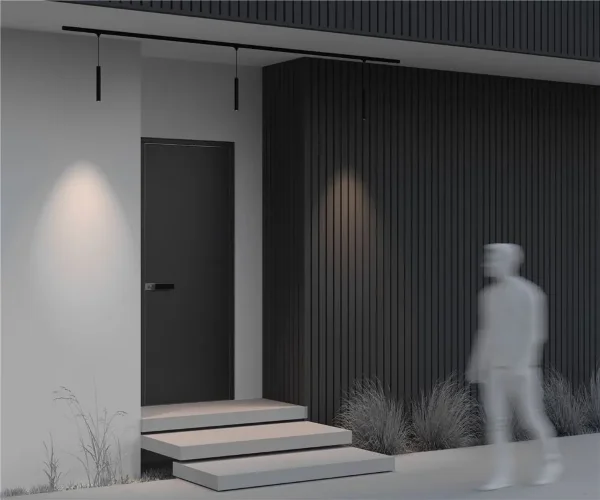 Уличный трековый подвесной светильник Focus Led Elasity IP 3000К 8Вт 38° черный (Черный) - фото 11