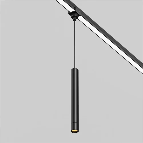Уличный трековый подвесной светильник Фокус / Focus Led Elasity IP 3000К 8Вт 38° черный (Черный) O-TR01-1-P-8WB3K - фото 5