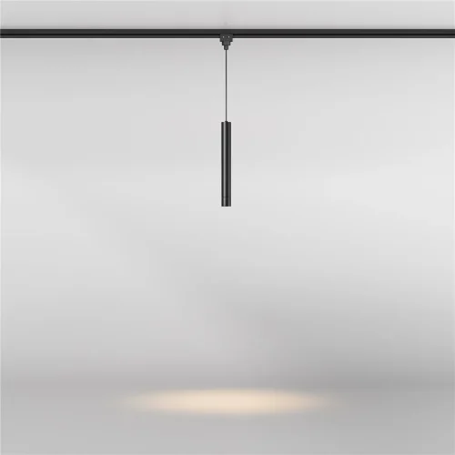 Уличный трековый подвесной светильник Фокус / Focus Led Elasity IP 3000К 8Вт 38° черный (Черный) O-TR01-1-P-8WB3K - фото 6