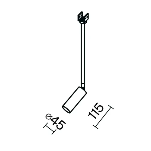 Уличный трековый светильник Фокус / Focus Led 3000К 8Вт IP 65 55° (Черный) O-TR01-2-P-8WB3K - фото 8