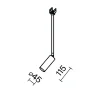 Уличный трековый светильник Фокус / Focus Led 3000К 8Вт IP 65 55° (Черный) O-TR01-2-P-8WB3K - фото 8