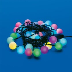 ULD-S0500-030-DGA RGB IP20 RAINBOW-1 Гирлянда светодиодная Радуга-1, 5м, 30 светодиодов, RGB свет, Провод зеленый