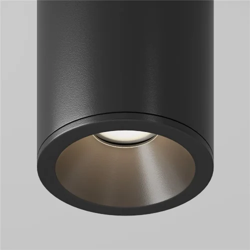 Потолочный светильник Зум / Zoom 1*GU10 10 Вт IP 54 (Черный) C029CL-01-S-B - фото 8
