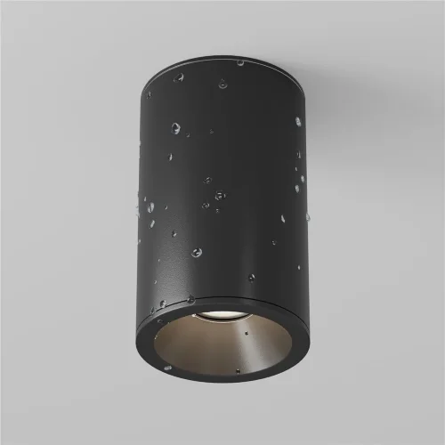 Потолочный светильник Зум / Zoom 1*GU10 10 Вт IP 54 (Черный) C029CL-01-S-B - фото 12