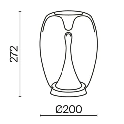 Настольный светильник Splash 3000К 9Вт (Золото)