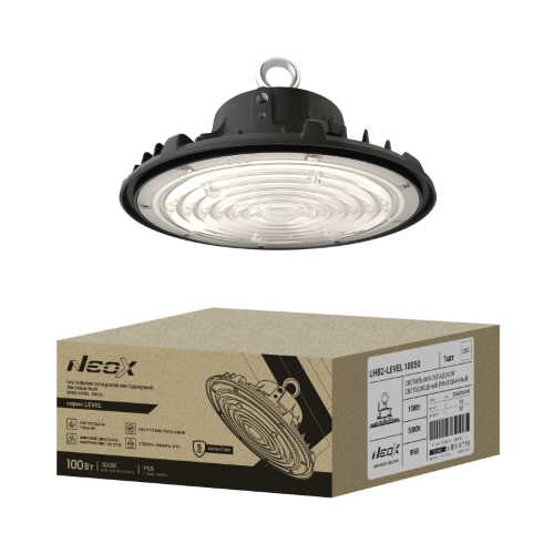Светильник складской светодиодный UHB2-LEVEL 10050 100Вт 100-277В 150Лм/Вт 5000К 5лет IP65 NEOX - Фото
