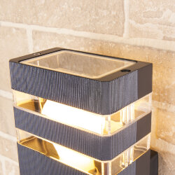 Настенный уличный светильник 1449 Techno  черный IP54 Techno 1449 черный (032628)