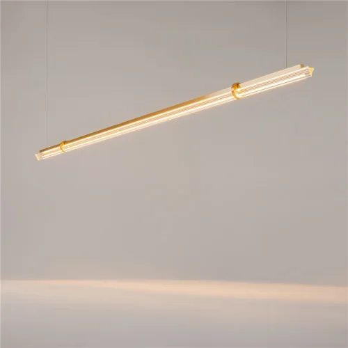 Подвесной светильник Plume 3000К 28Вт (Латунь) - фото 3