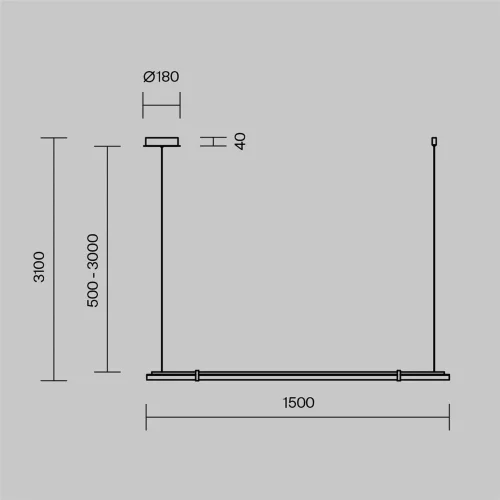 Подвесной светильник Plume 3000К 28Вт (Латунь) - фото 12